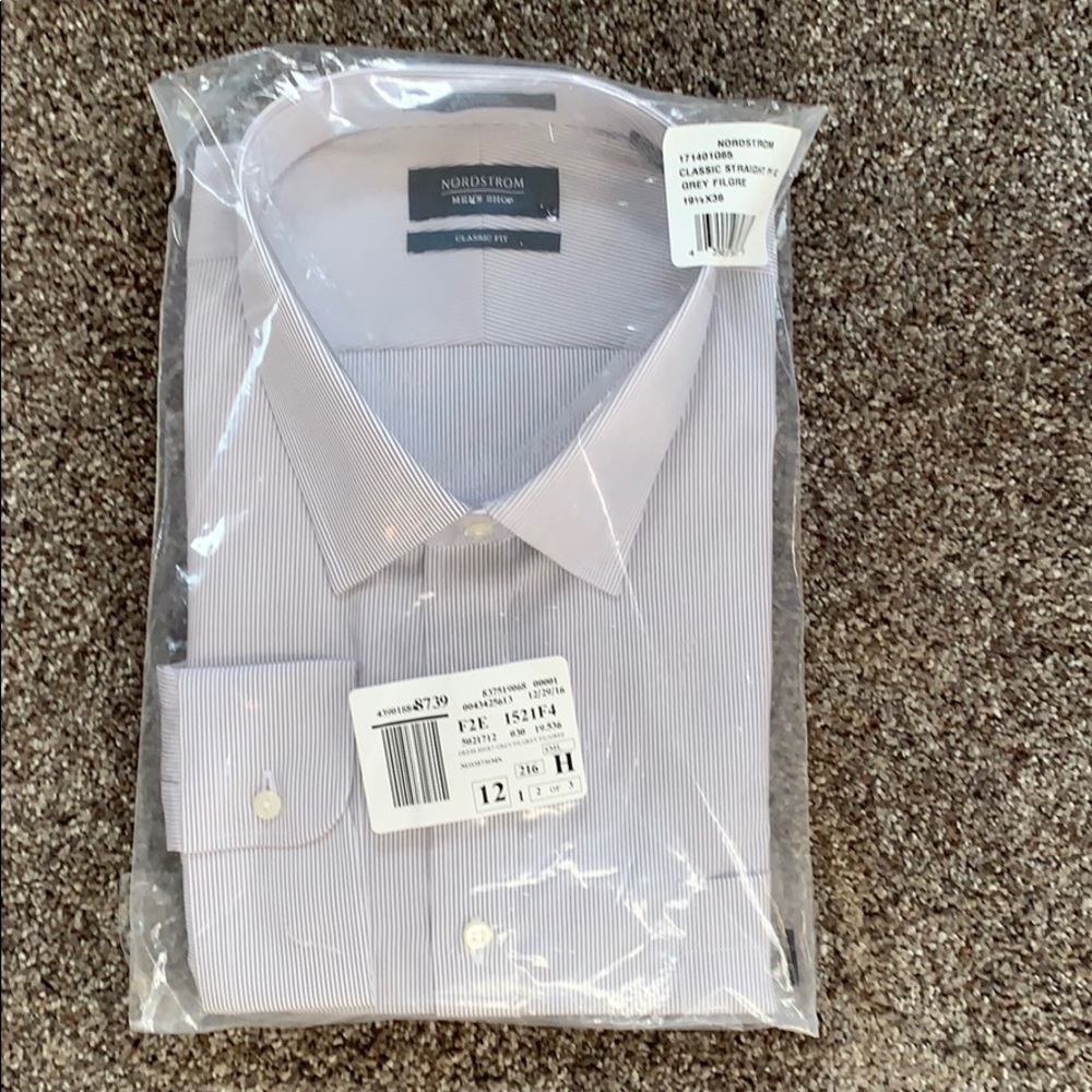 NWT Men’s Nordstrom Long Sleeve Dress Shirt